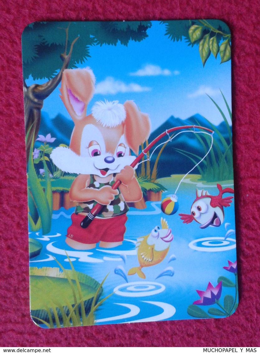 CALENDARIO DE BOLSILLO CALENDAR RABBIT LAPIN LIÈVRE HARE HASE LIEBRE CONEJO RABBITS CONEJOS PESCA FISH FISHING RIVER RIO - Petit Format : 2001-...