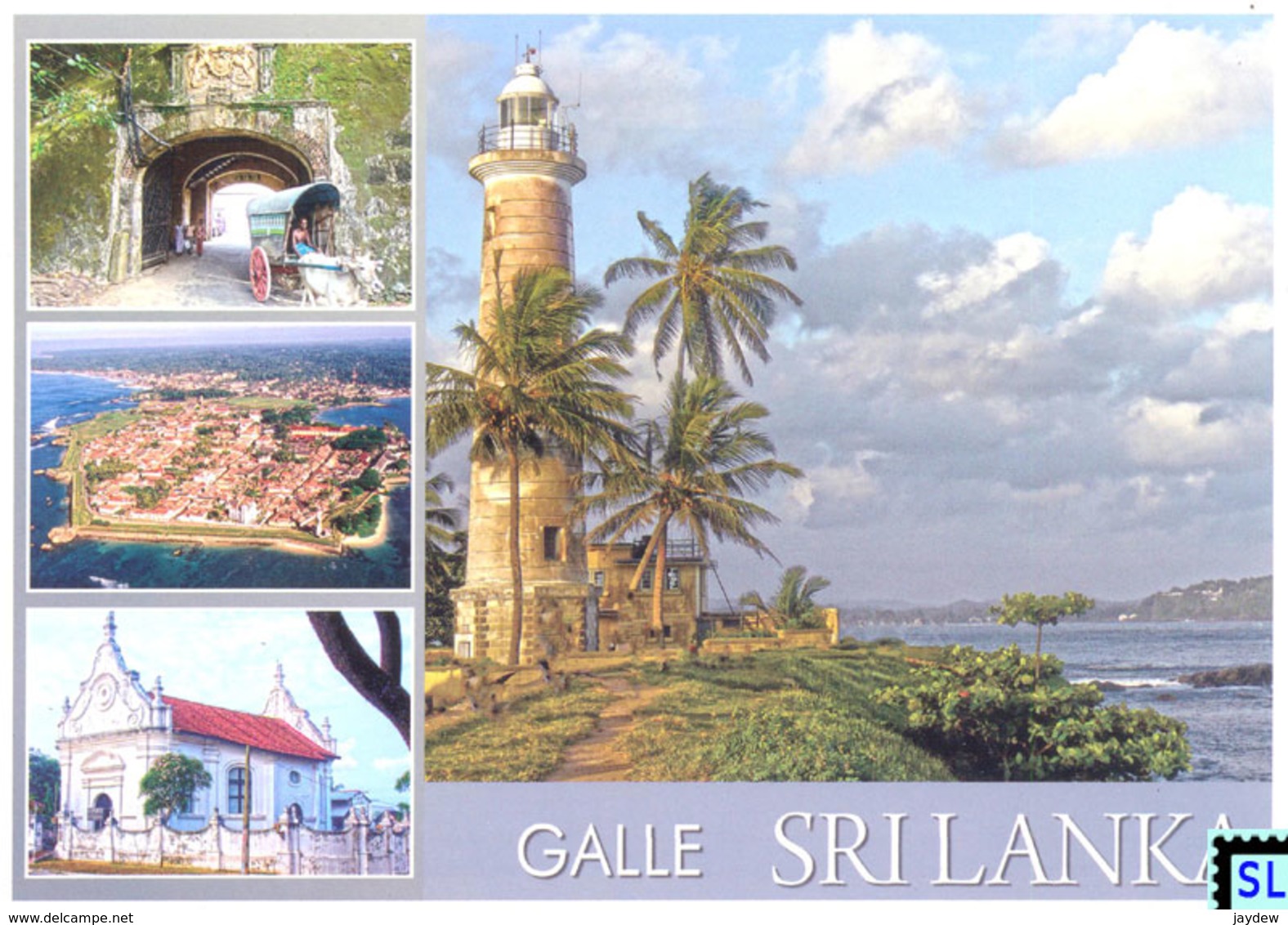 Sri Lanka Postcards, Galle Fort, UNESCO, Lighthouse, Postcrossing - Sri Lanka (Ceilán)