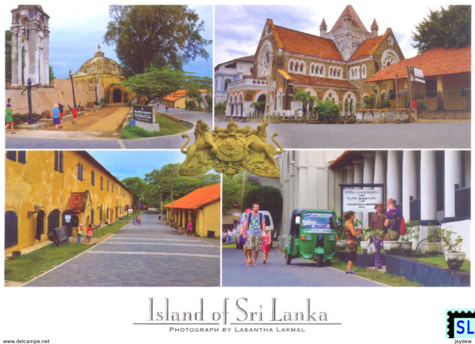 Sri Lanka Postcards, Galle Fort, UNESCO, Postcrossing - Sri Lanka (Ceylon)