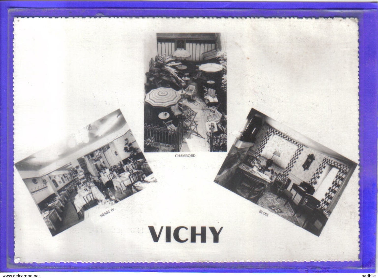 Carte Postale 03. Vichy  Hotel Henri IV   Très Beau Plan - Vichy