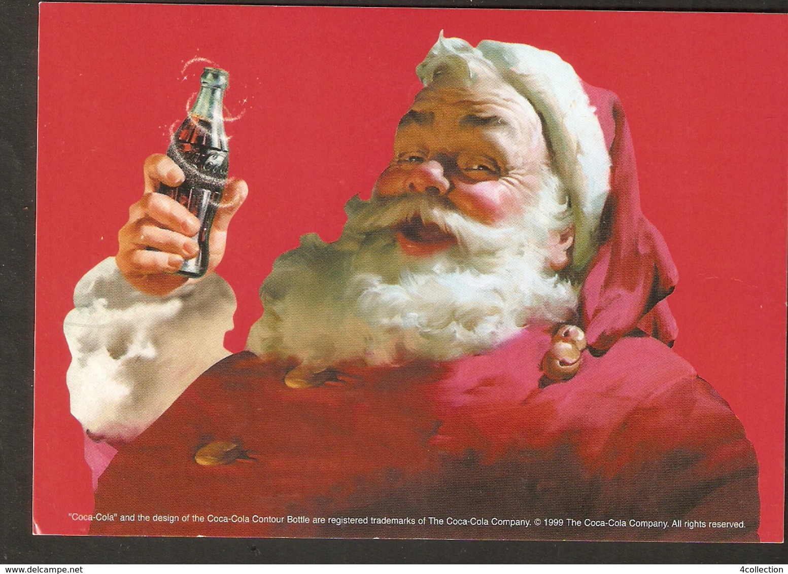 K. Advertising COCA-COLA Ads Santa Claus Drinking Coca Cola Merry Christmas & Happy New Year 1999 - Advertising