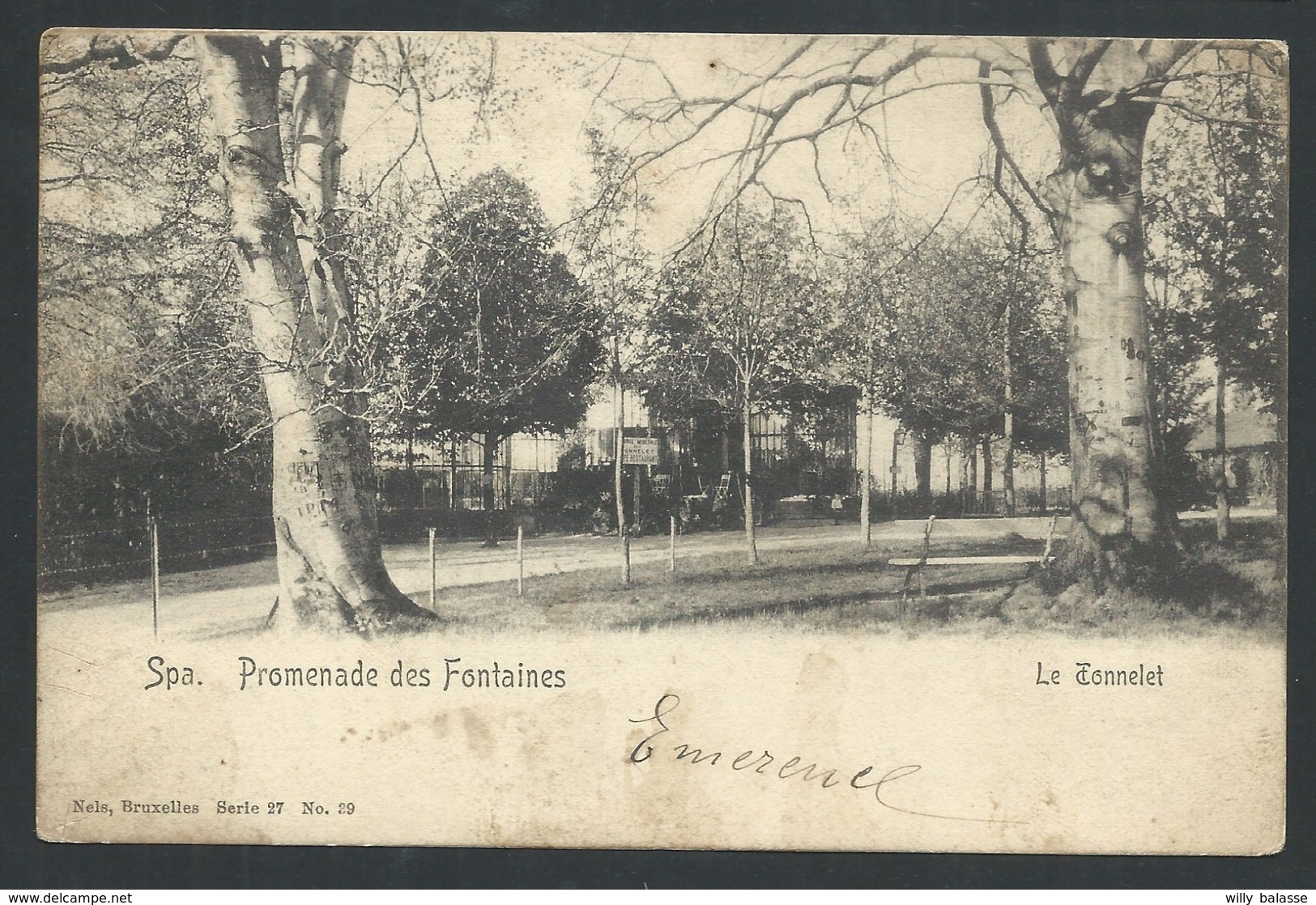 +++ CPA - SPA - Promenade Des Fontaines - Le Tonnelet - Nels Série 27 N° 39  // - Spa