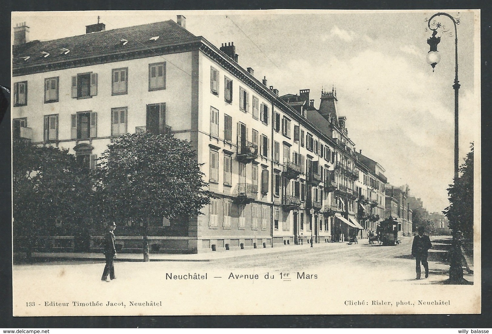 +++ CPA - Suisse - NEUCHATEL - Avenue Du 1er Mars     // - Neuchâtel