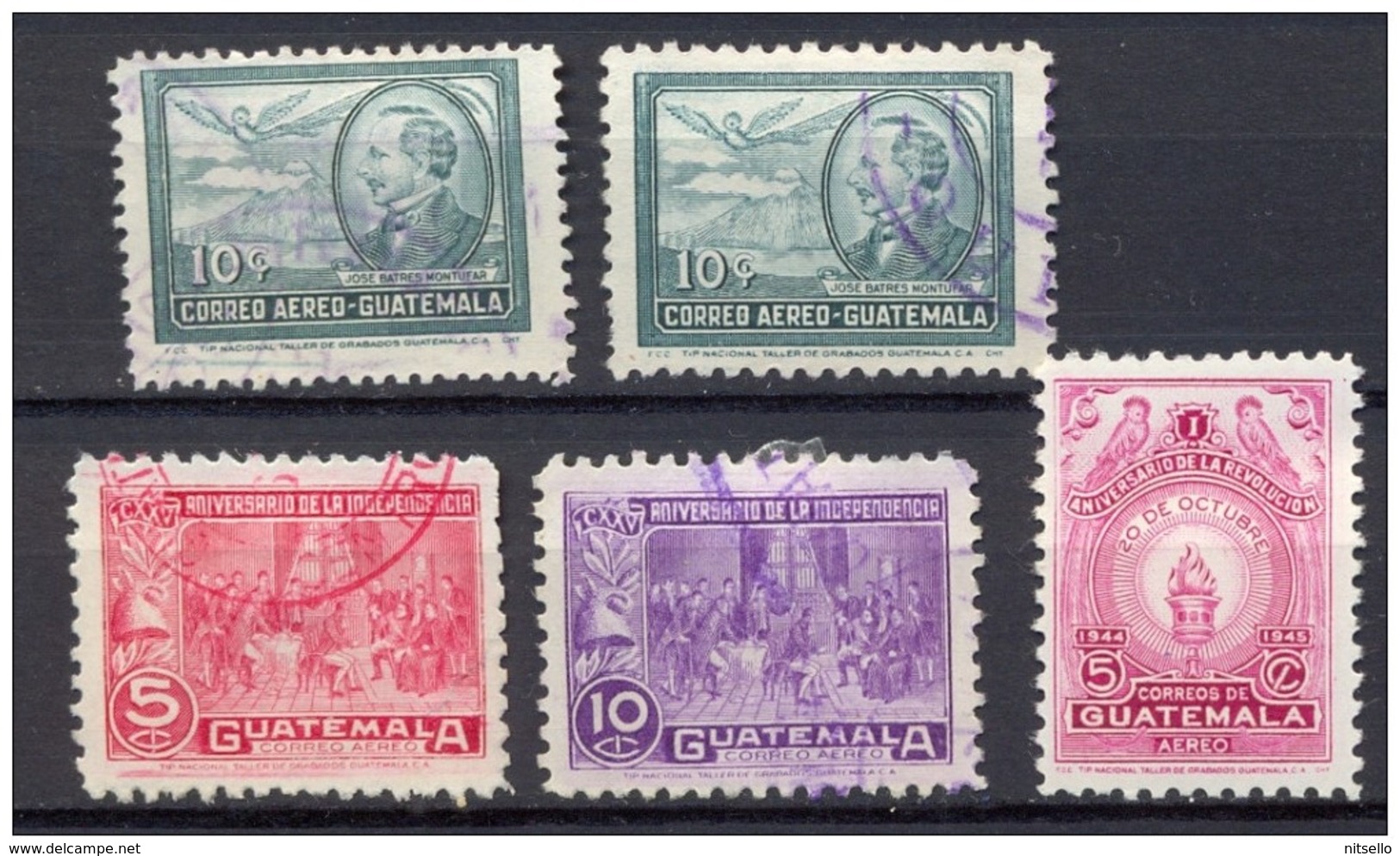 LOTE 1820  ///  (C090)  GUATEMALA 1946/47   ¡¡¡ OFERTA !!! - Guatemala