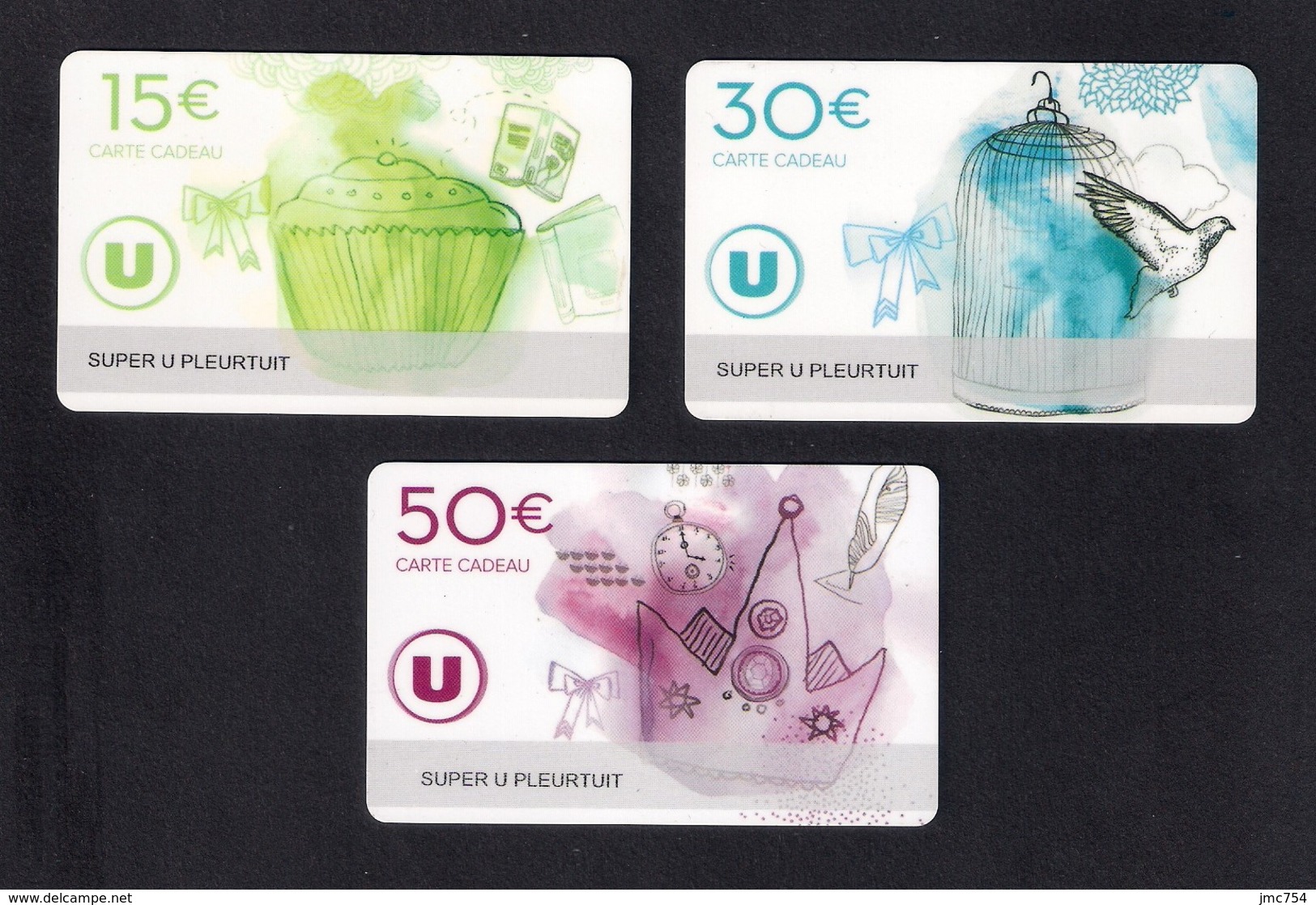 Carte Cadeau  Super U   PLEURTUIT  (35).   Gift Card. Geschenkkarte - Cartes Cadeaux