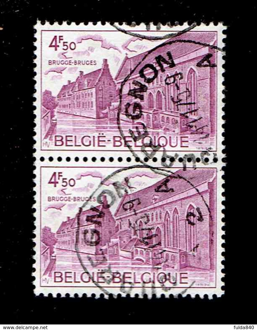 BELGIQUEI.(COB-OBP)  1975 - N°1769  *Année Européenne Du Patrimoine Architectural*    4,50F  Oblitéré QUAREGNON - Oblitérés