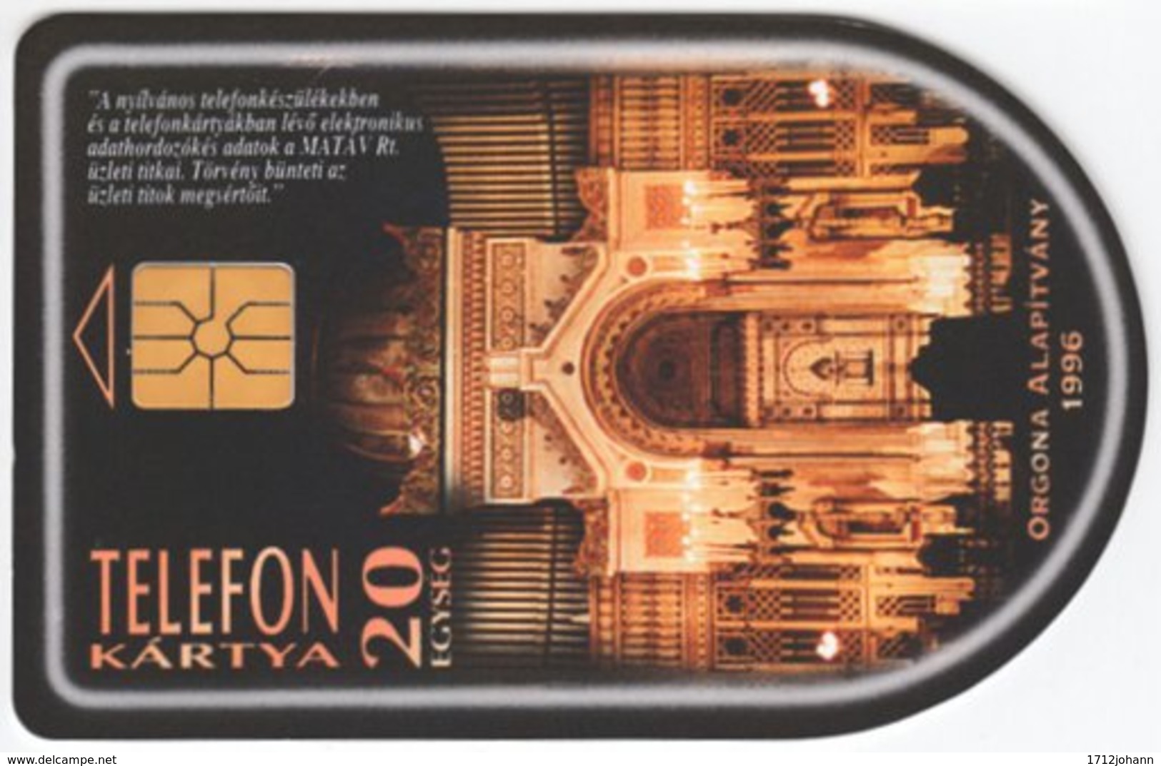 HUNGARY E-550 Chip Matav - Architecture, Historic Building - Used - Hongarije