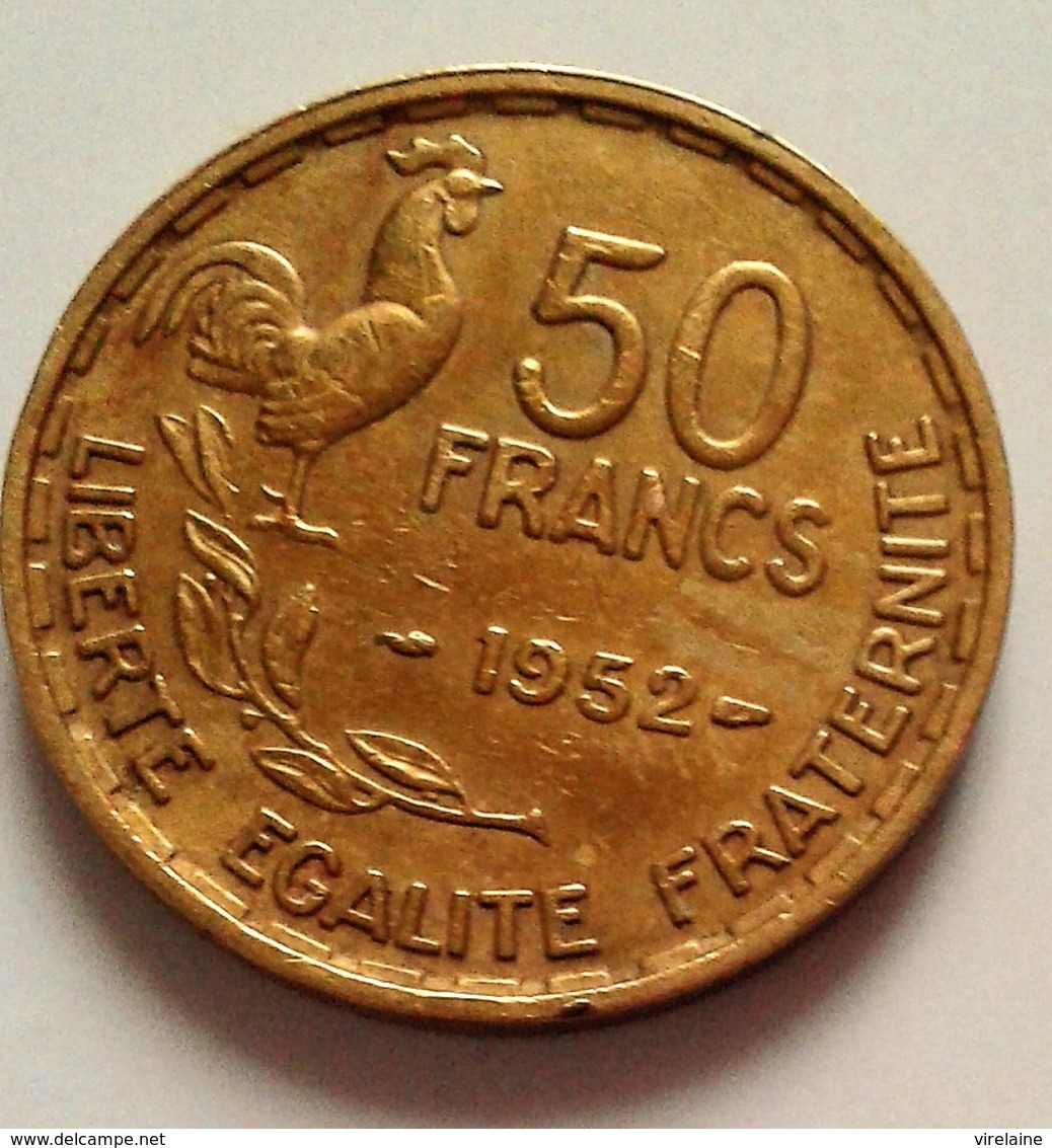 France, Guiraud, 50 Francs, 1952 (B05 20) - 50 Centimes