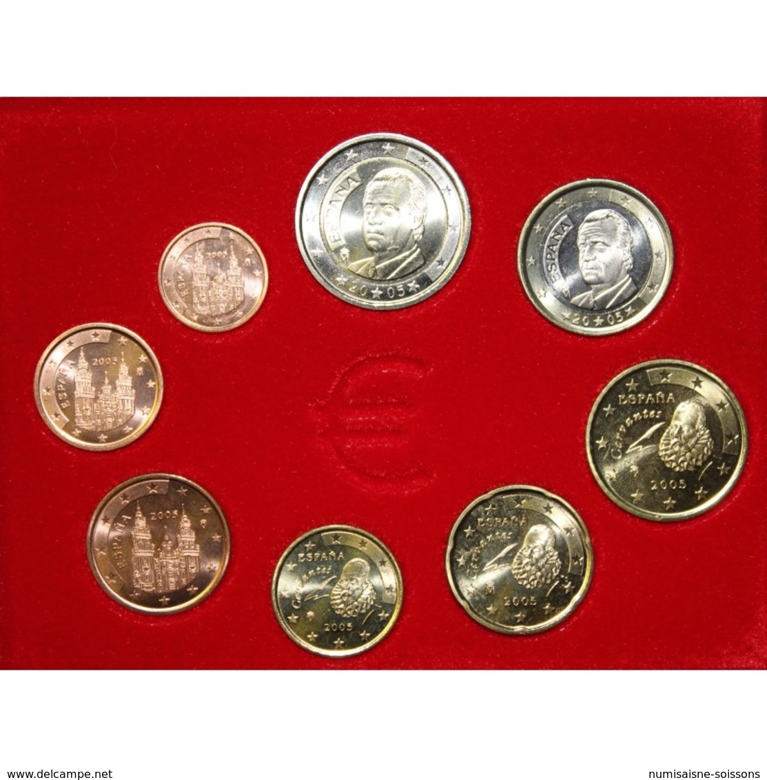 ESPAGNE - SERIE EURO 8 PIECES  2005 - SPL - Espagne