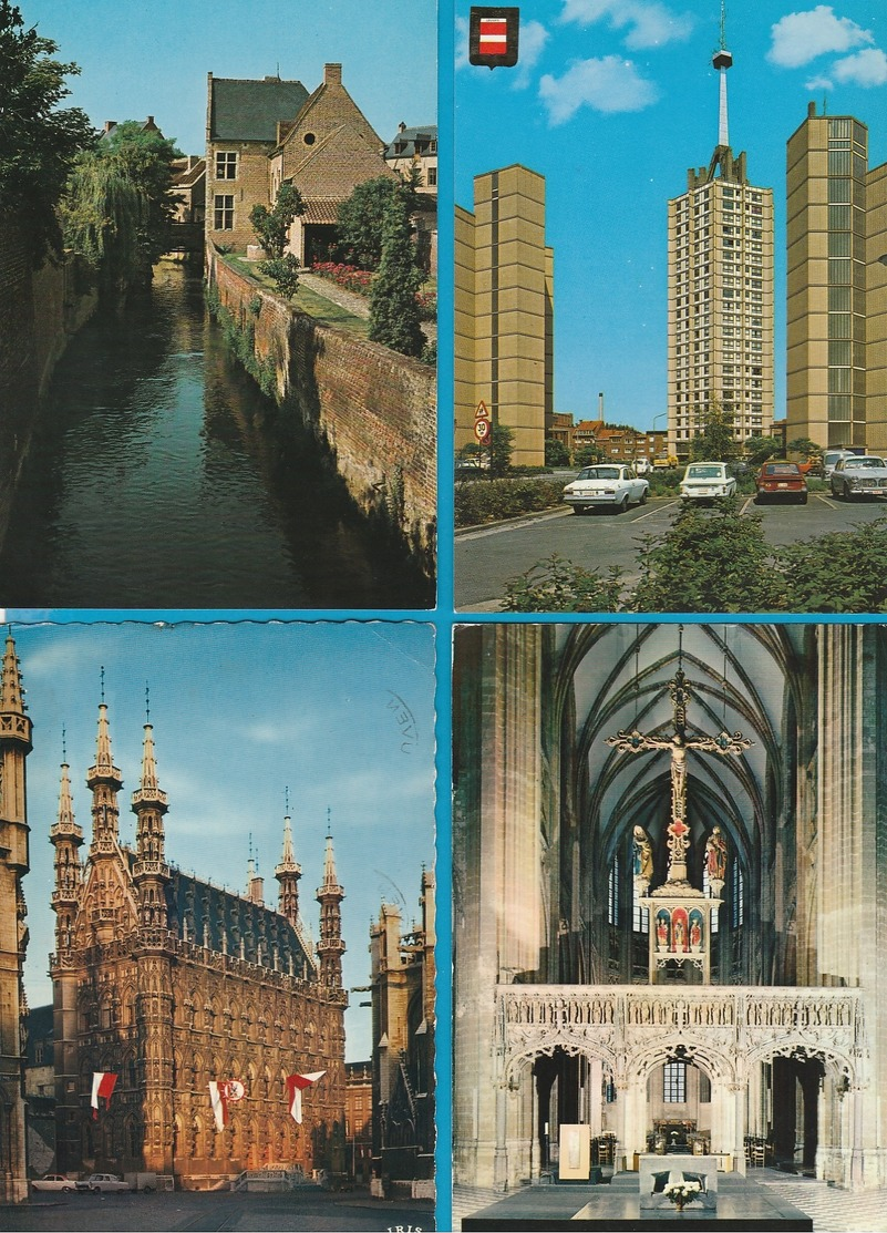 BELGIË Leuven, Lot van 40 postkaarten.