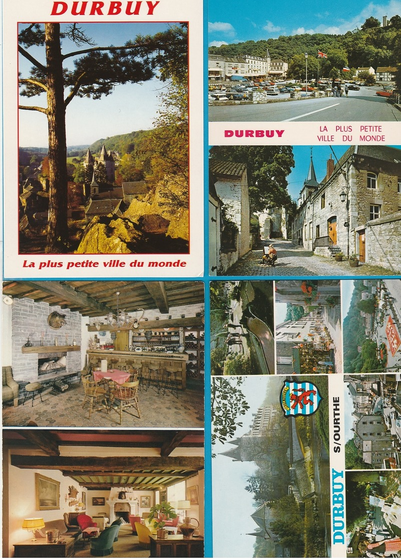 BELGIË Durbuy, Barvaux, Lot van 40 postkaarten.