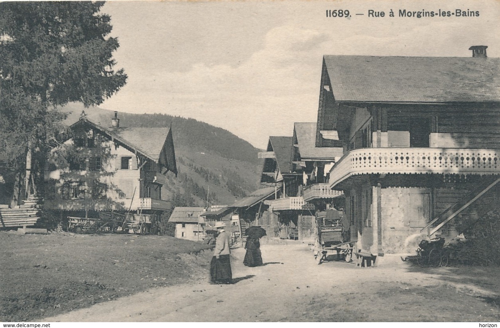 XCH.864.  Rue à Morgins-les-bains - Autres & Non Classés