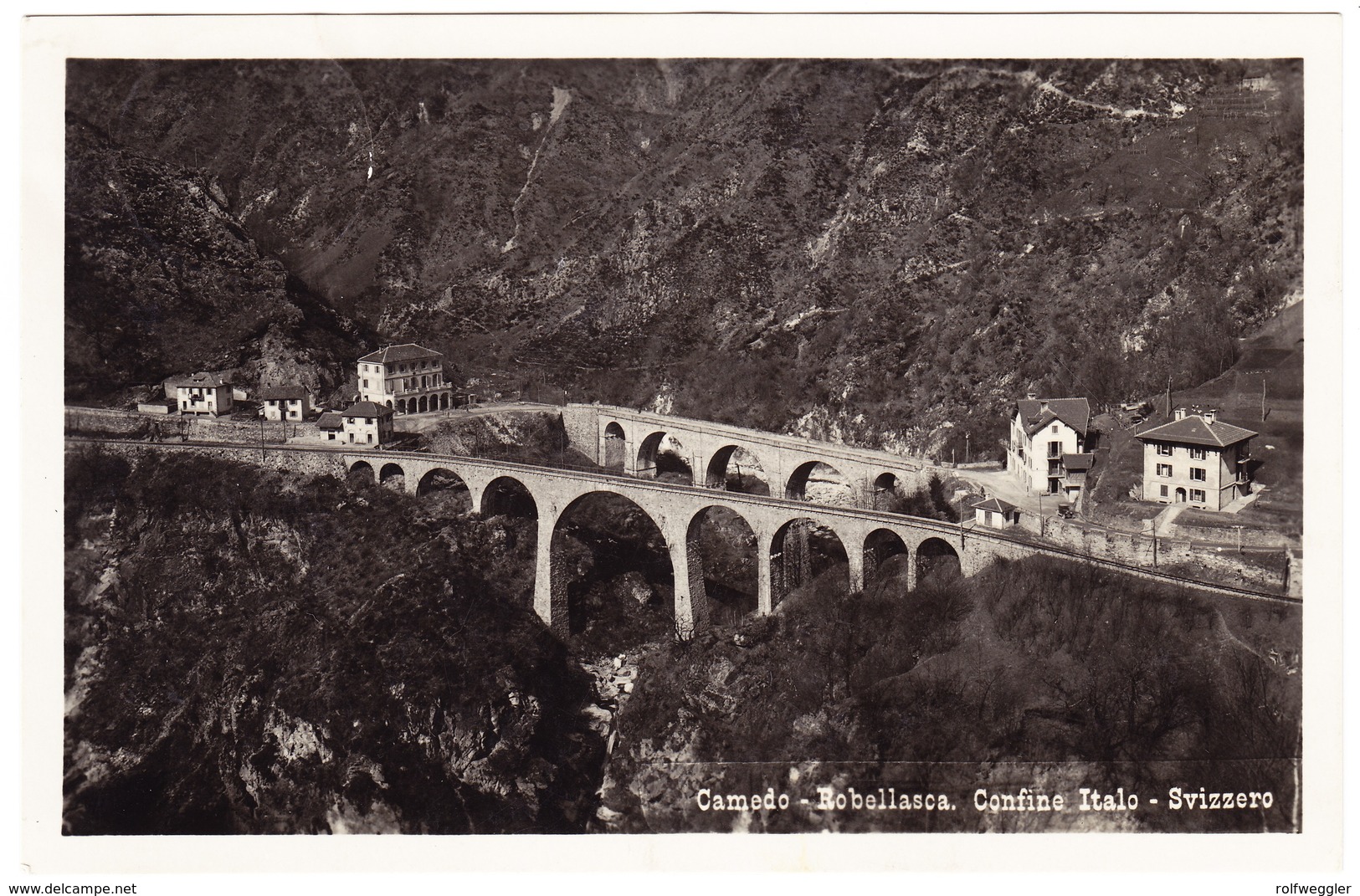 1932 Fotoansichtskarte Aus Camedo-Robellasca Mit Stempel Corcapol - Autres & Non Classés