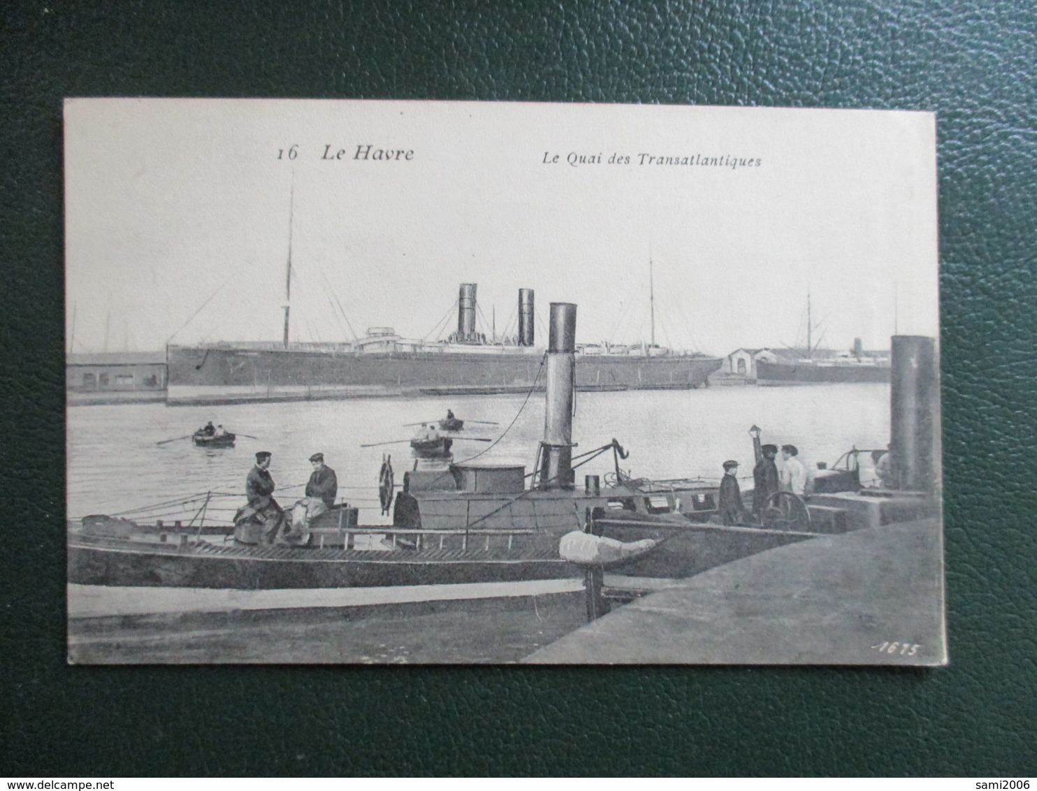 CPA 76 LE HAVRE LE QUAI DES TRANSATLANTIQUES  ANIMEE - Port