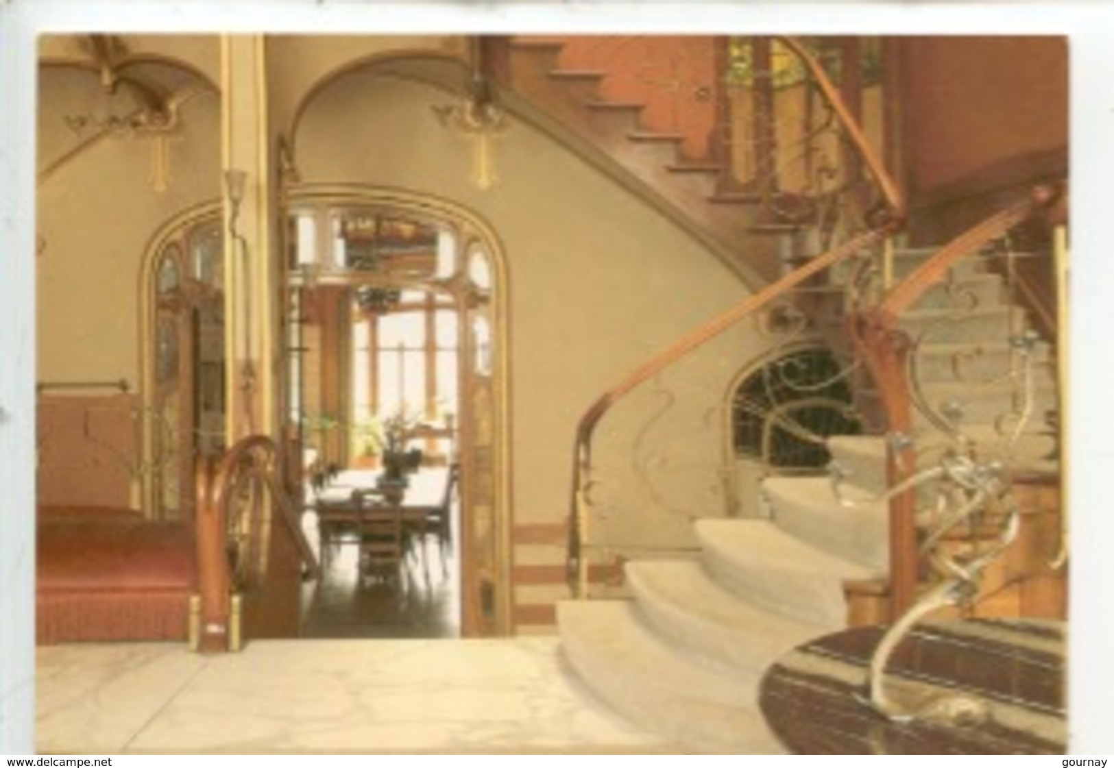 Victor Horta Architecte : Maison Personnelle Départ Escalier Du Bel étage (25 Rue Américaine Saint Gilles) - Objets D'art