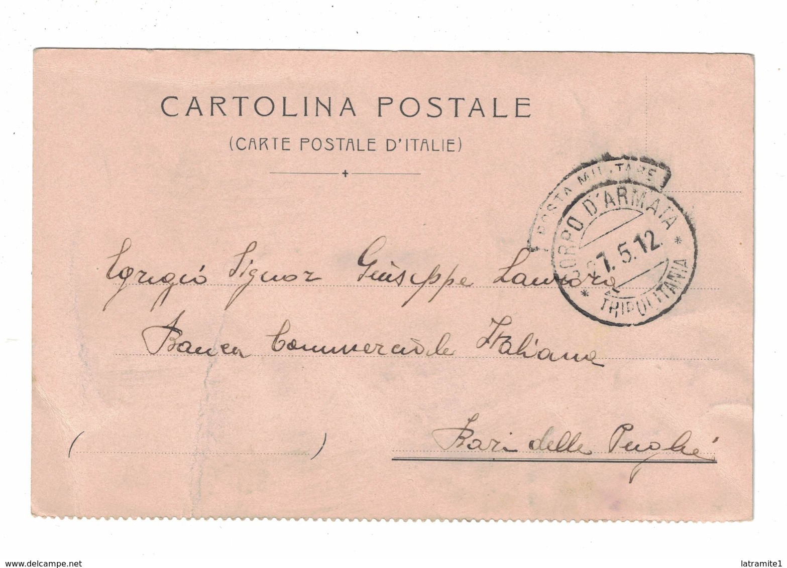 CARTOLINA POSTALE  LA LIGURE BRASILIANA GENOVA - Pubblicitari