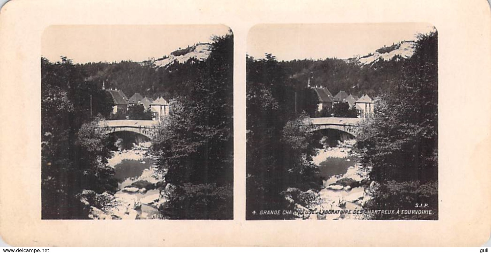 Collection Stéréoscopique GRANDE CHARTREUSE LOT De 3 Photos Stéréoscopiques -Etat = Voir Description (ISERE) - Stereoscopic