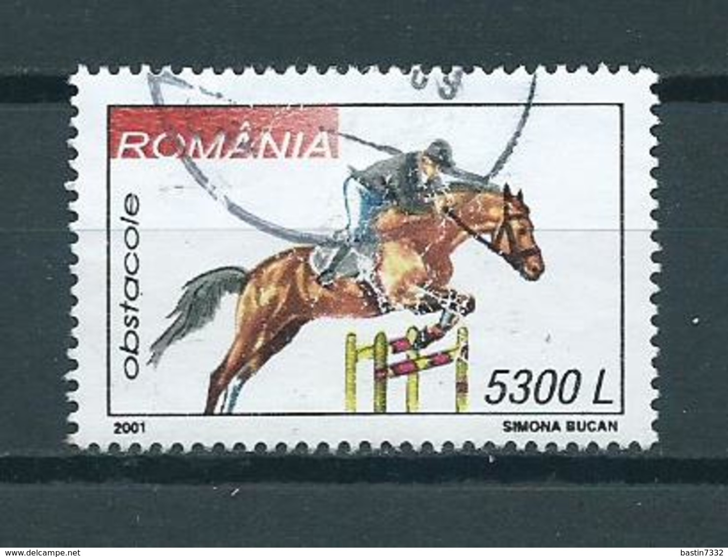 2001 Romania Paard,pferde,horses Used/gebruikt/oblitere - Gebruikt