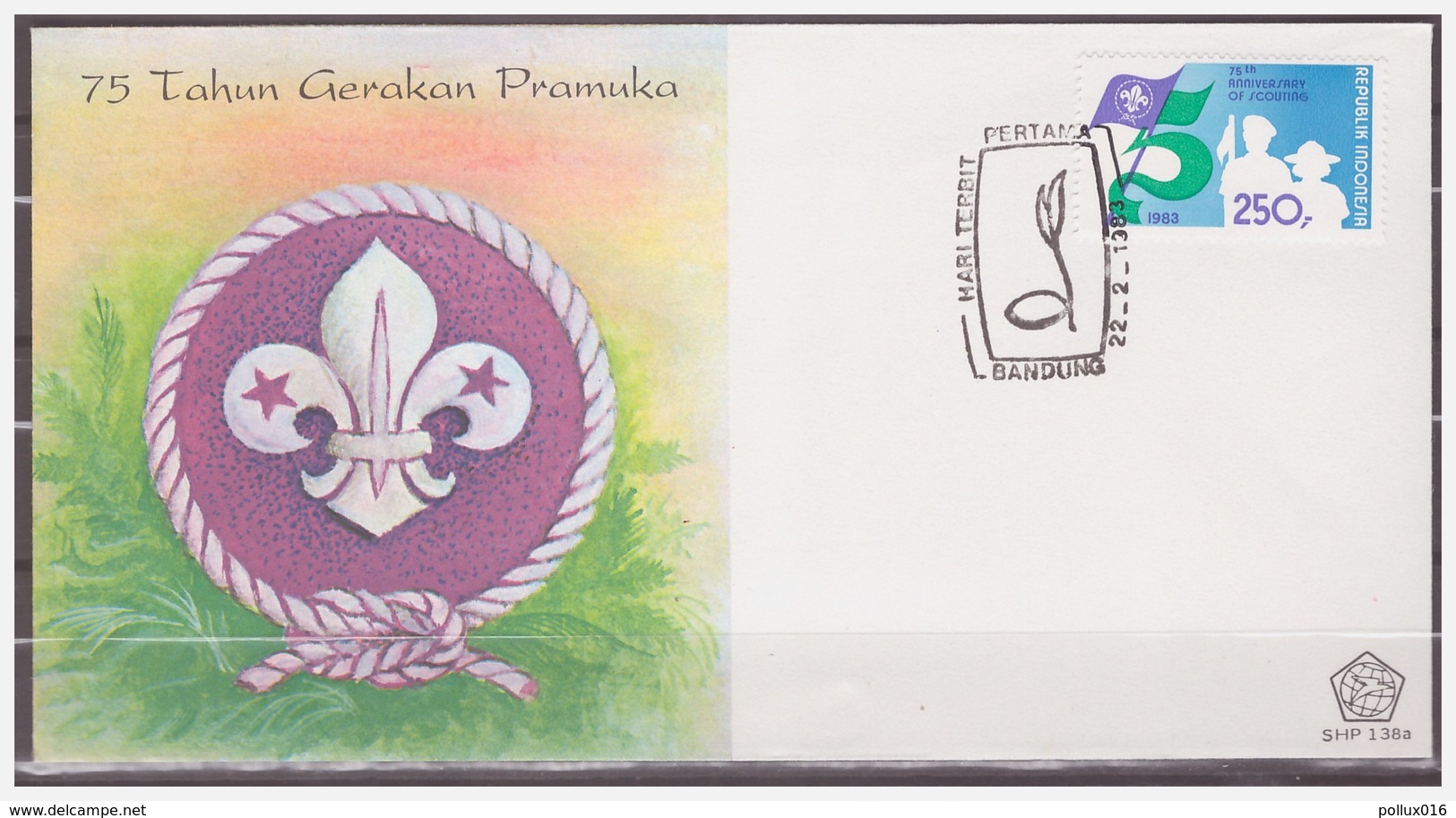 Indonesia 1983 FDC 138a 75 Year Scouting - Indonesia