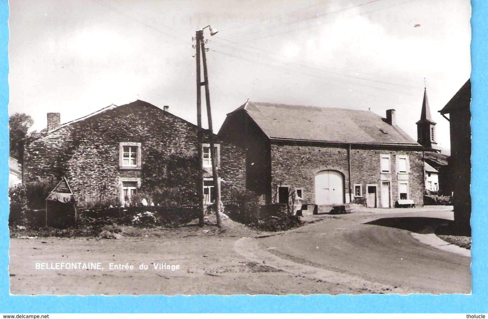 Bellefontaine (Bièvre-Prov.Namur)-+/-1960-Entrée Du Village-Edit.A.Smetz-->Epicerie Godfrin-Martin à Bellefontaine-Photo - Bièvre