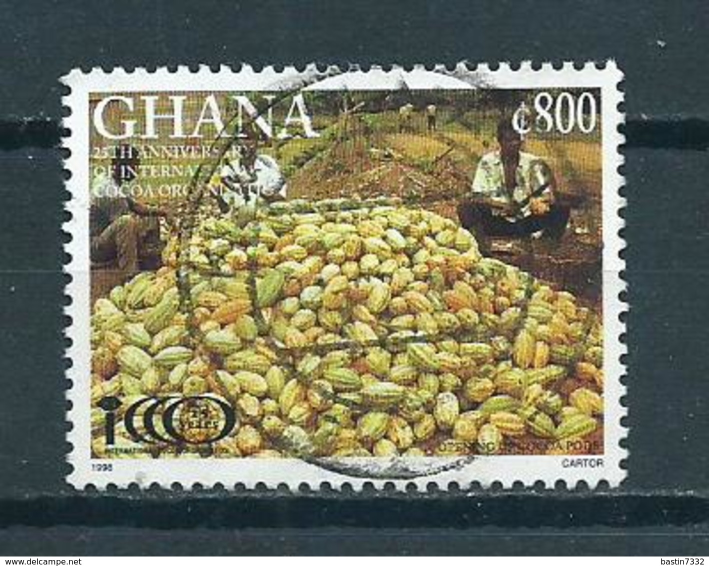 1998 Ghana Cacao Used/gebruikt/oblitere - Ghana (1957-...)