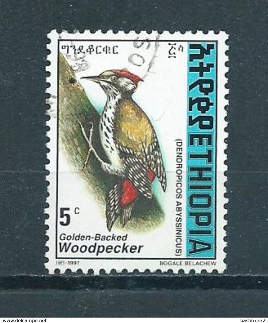 1998 Ethiopia Birds,oiseaux,vögel,Woodpecker Used/gebruikt/oblitere - Ethiopië