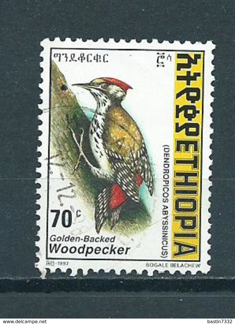 1998 Ethiopia Birds,oiseaux,vögel,Woodpecker 70c Used/gebruikt/oblitere - Ethiopie