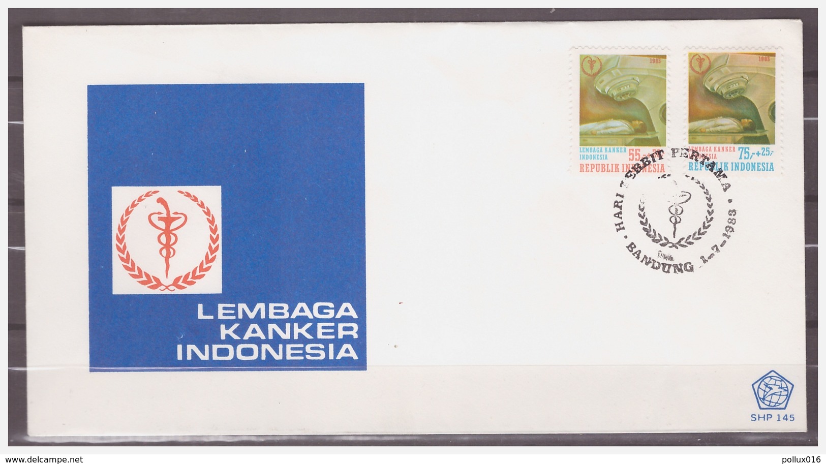 Indonesia 1983 FDC 145 Fight Against Cancer - Indonesië