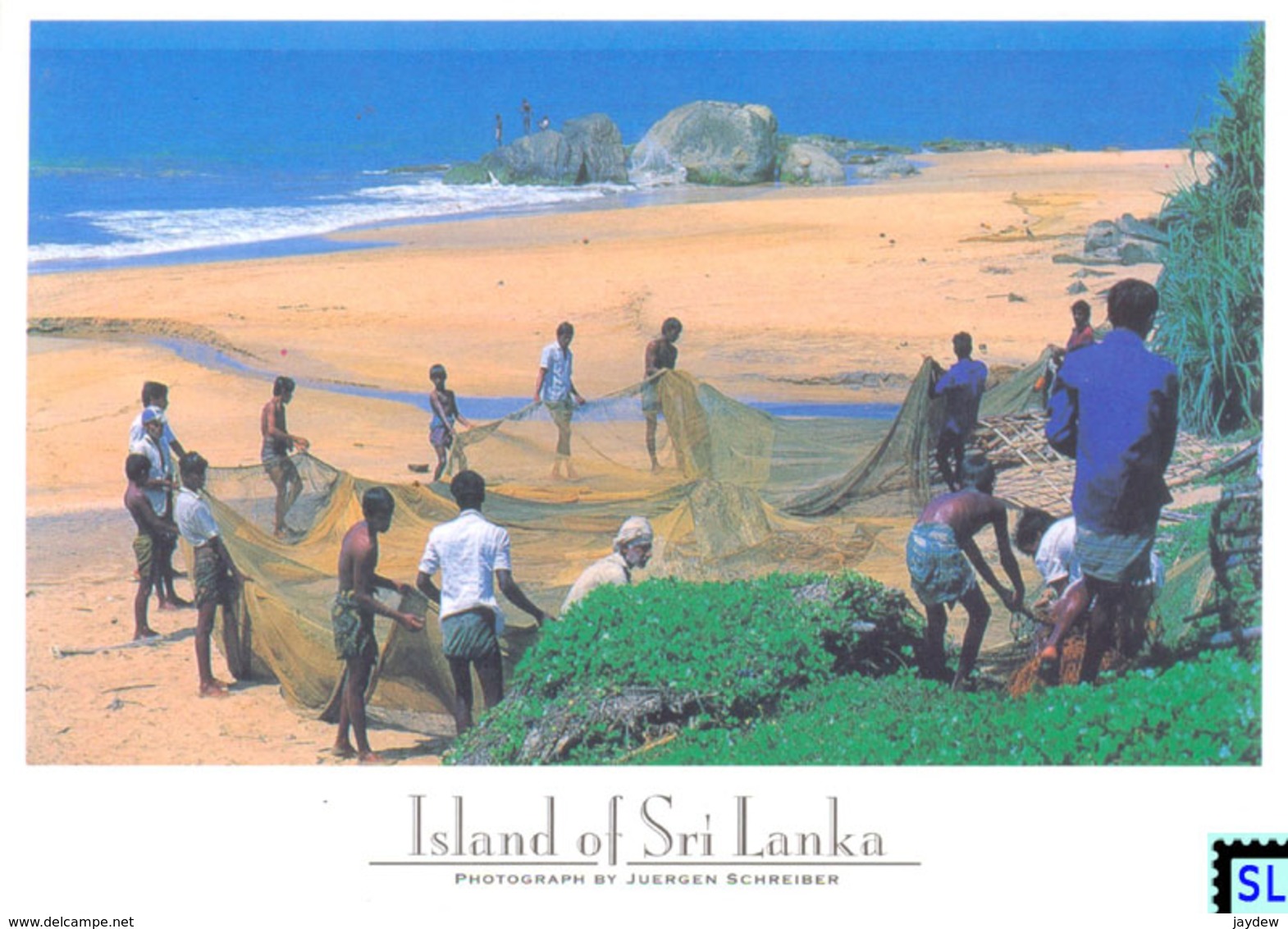 Sri Lanka Postcards, Fishermen, People, Postcrossing - Sri Lanka (Ceylon)