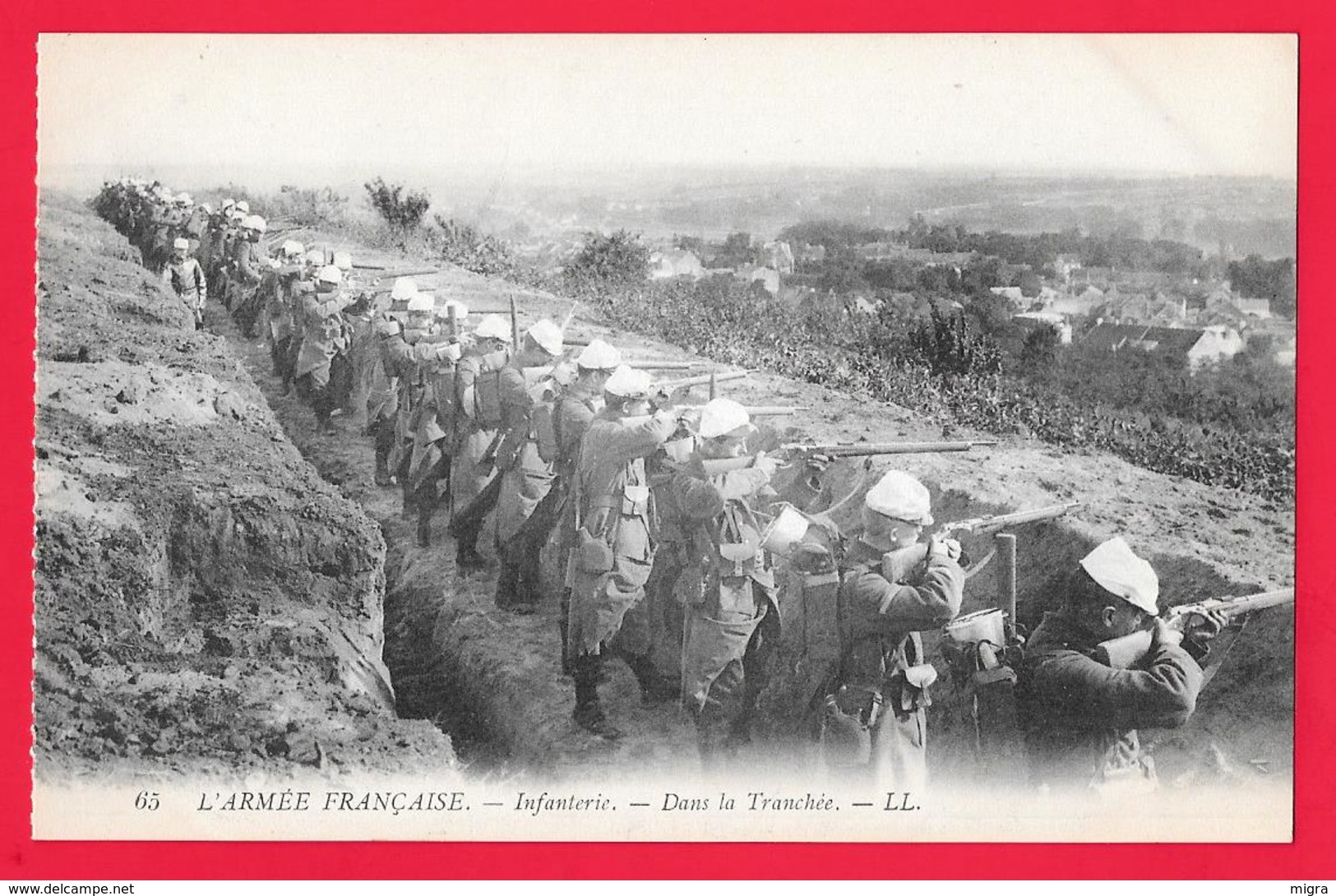 WW1 - MILITARIA - L'ARMEE FRANCAISE - INFANTERIE DANS LA TRANCHEE - Guerra 1914-18