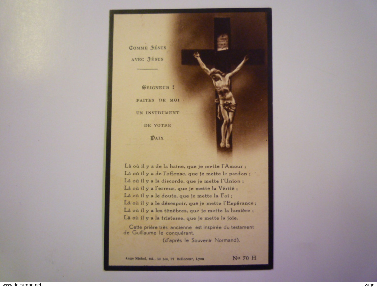 FAIRE-PART De Décès De  Gabriel  ROUSSEL   1922   - Obituary Notices