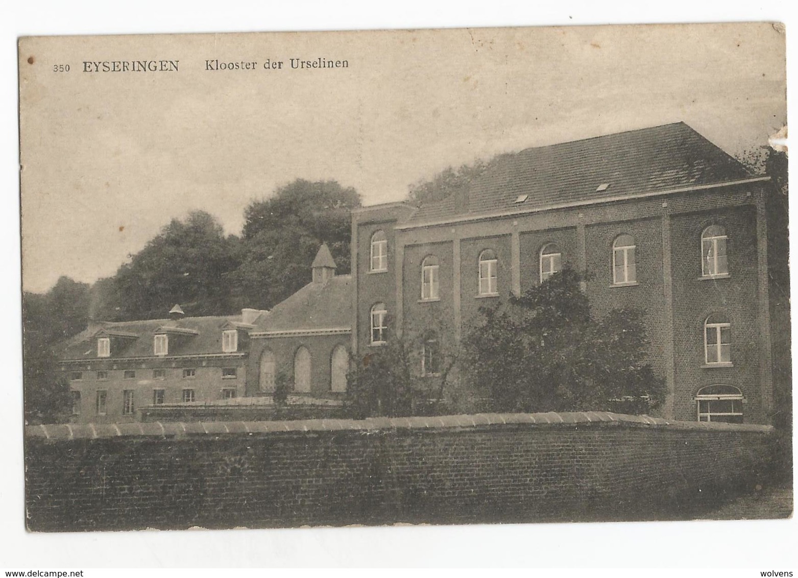 Eizeringen Klooster Der Urselinen Oude Postkaart Eyseringen Lennik - Lennik