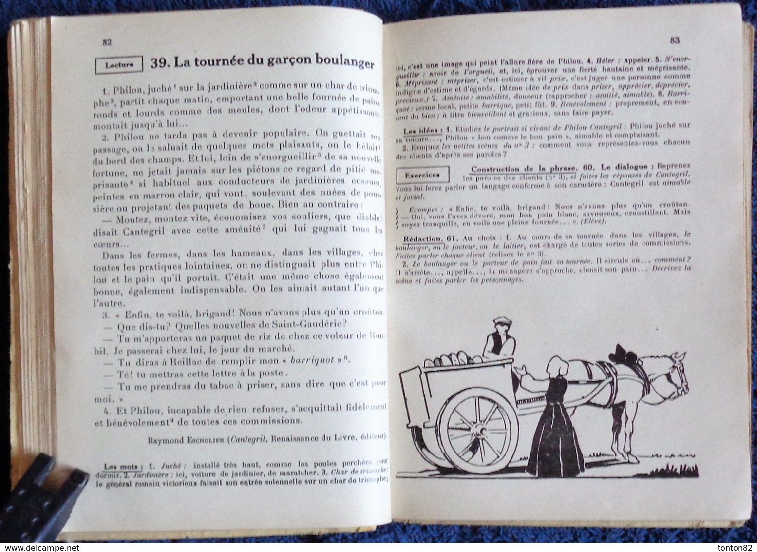 A. Souché - La Lecture Nouvelle expressive au Cours Moyen 1er Degré - Librairie Fernand Nathan - ( 1936 ) .