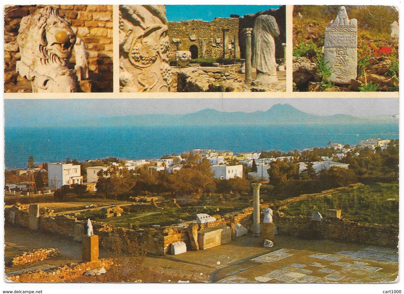 TUNISIE CARTHAGE RUINES PUNIQUES ET ROMAINES 1977 - Túnez