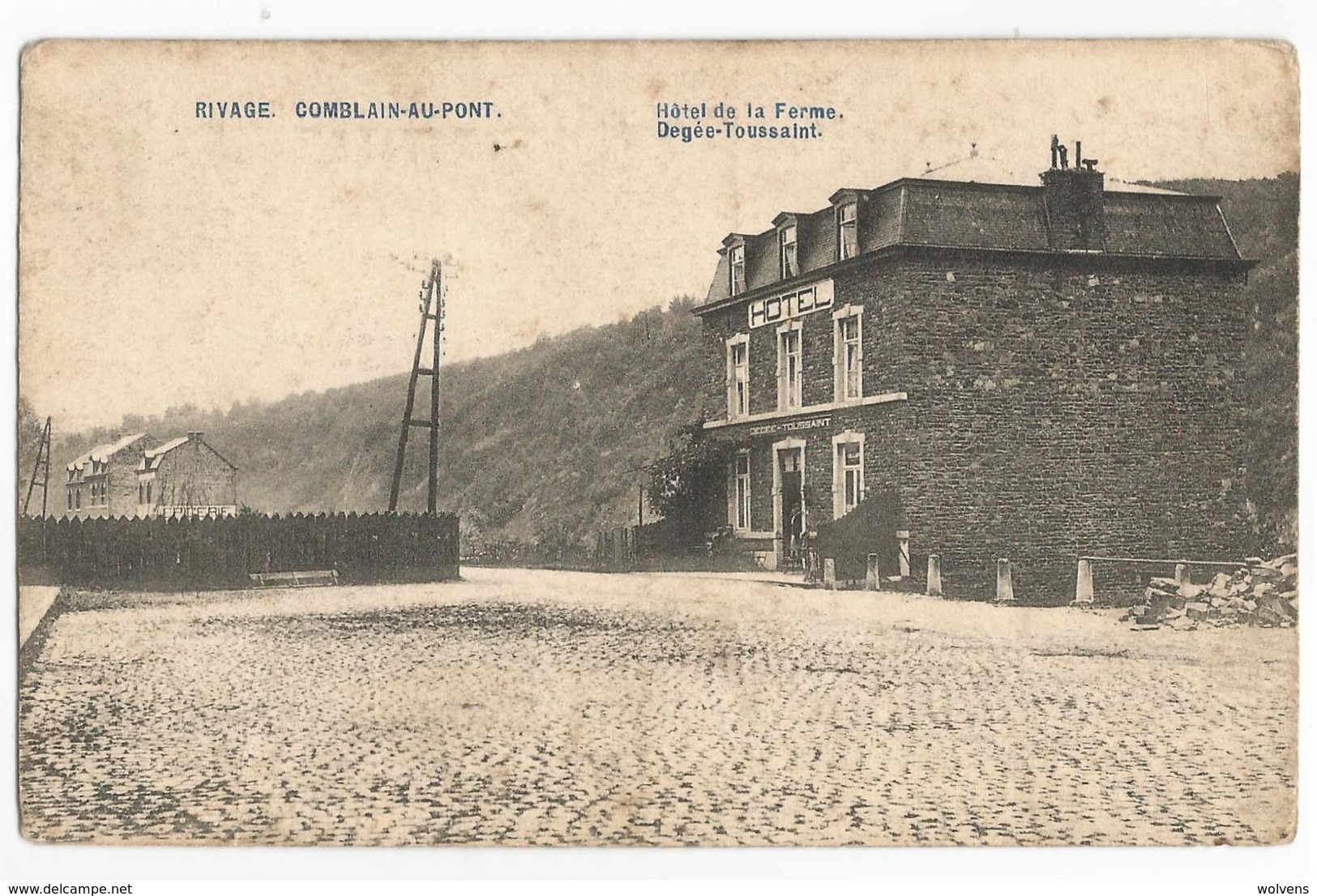 Rivage Hôtel De La Ferme Degée-Toussaint Carte Postale Ancienne Sprimont Comblain-au-Pont - Sprimont