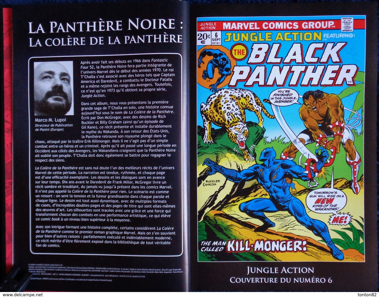 La Panthère NOIRE - La Colère De La Panthère -  Marvel Comics - Nova