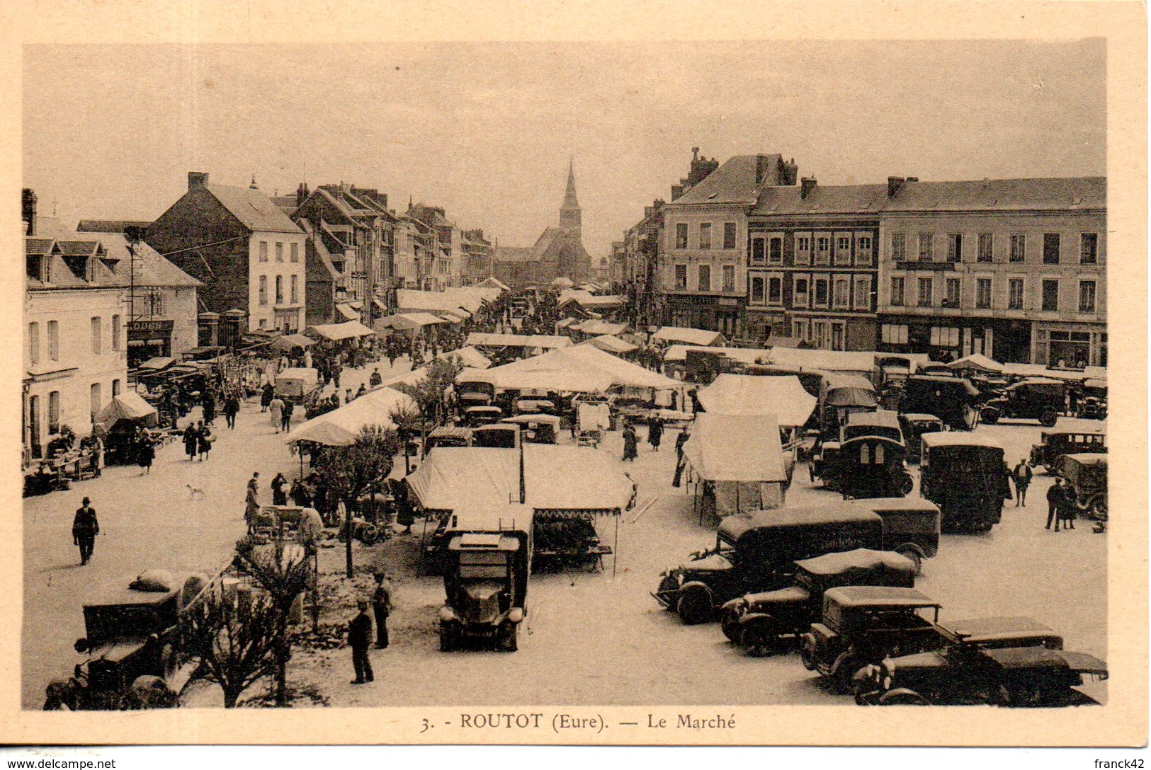 27. Routot. Le Marché - Routot