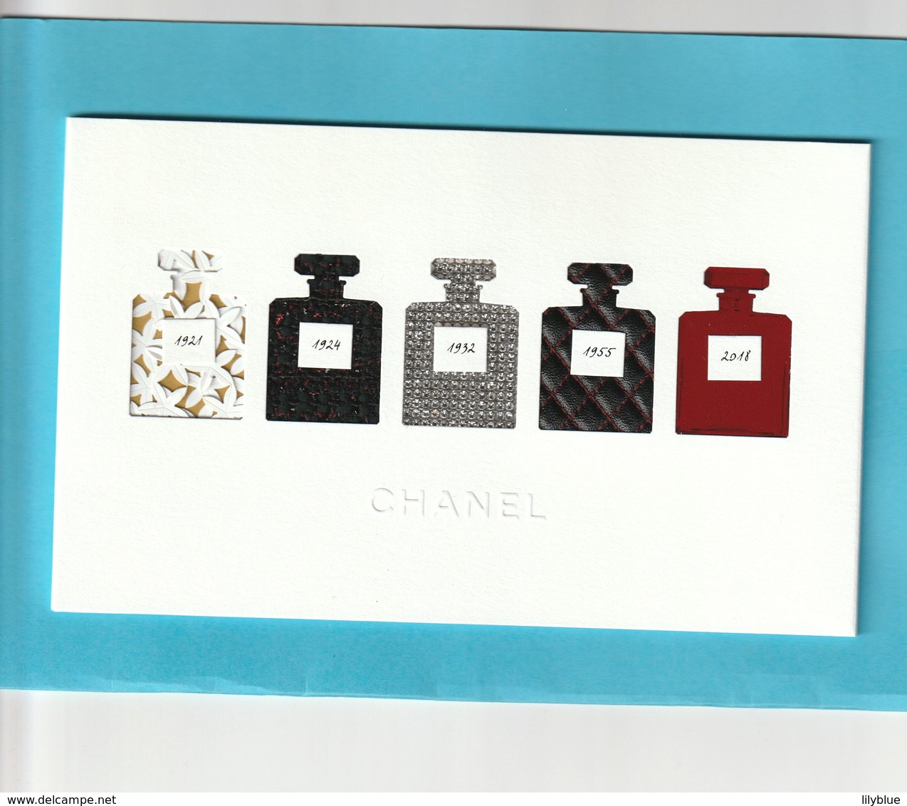 CHANEL  Superbe Carte  De VOEUX 2019  Avec Son Enveloppe - Modernes (à Partir De 1961)