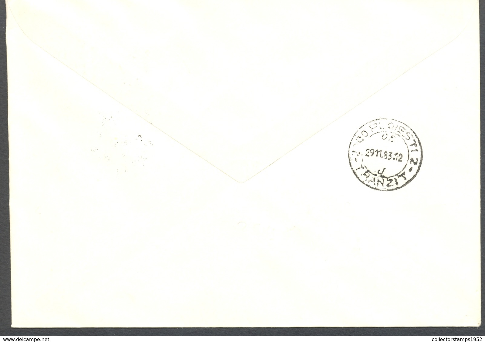 75077- ROMANIAN PHILATELISTS ASSOCIATION STAMP AND SPECIAL POSTMARK ON COVER, 1983, ROMANIA - Covers & Documents