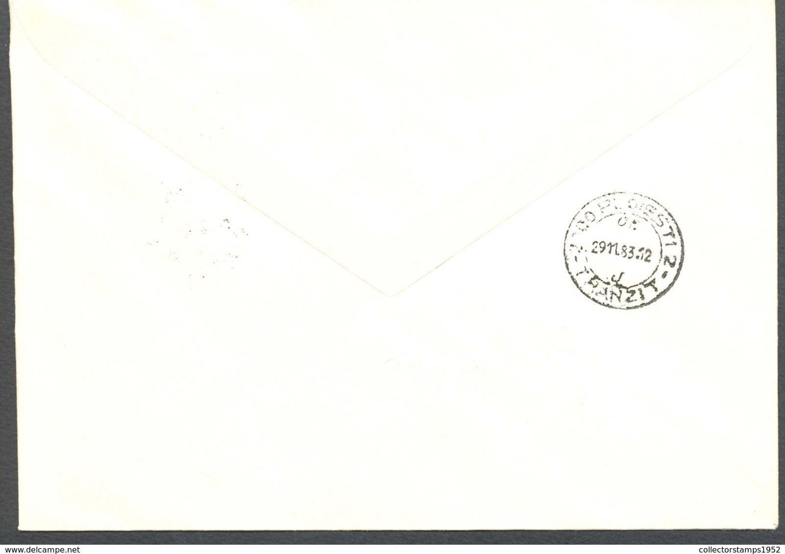 75077- ROMANIAN PHILATELISTS ASSOCIATION STAMP AND SPECIAL POSTMARK ON COVER, 1983, ROMANIA - Cartas & Documentos