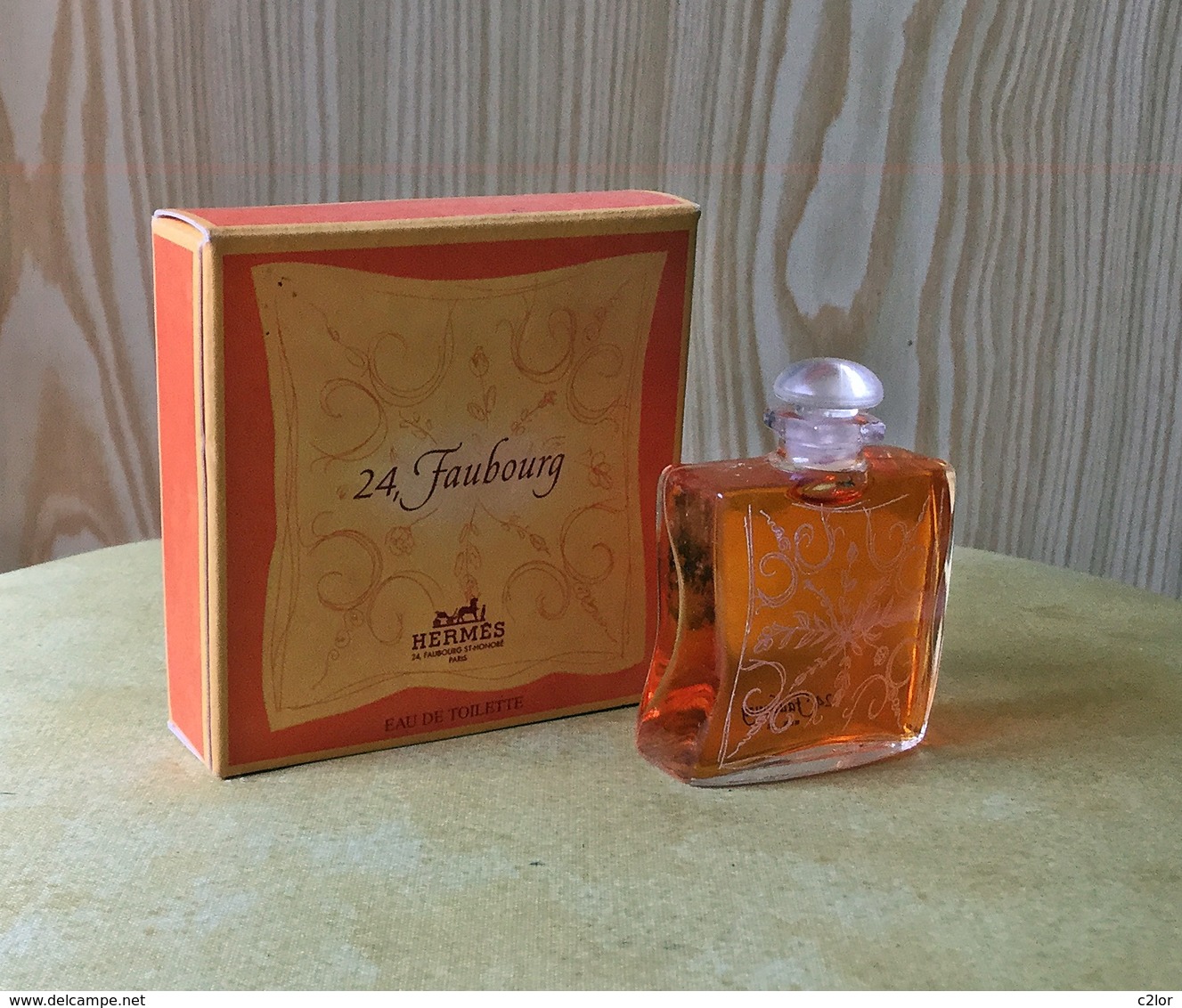 Miniature  "24, FAUBOURG "de HERMES Eau De Toilette  7,5 Ml Dans Sa  Boite (M076-3) - Miniatures Femmes (avec Boite)