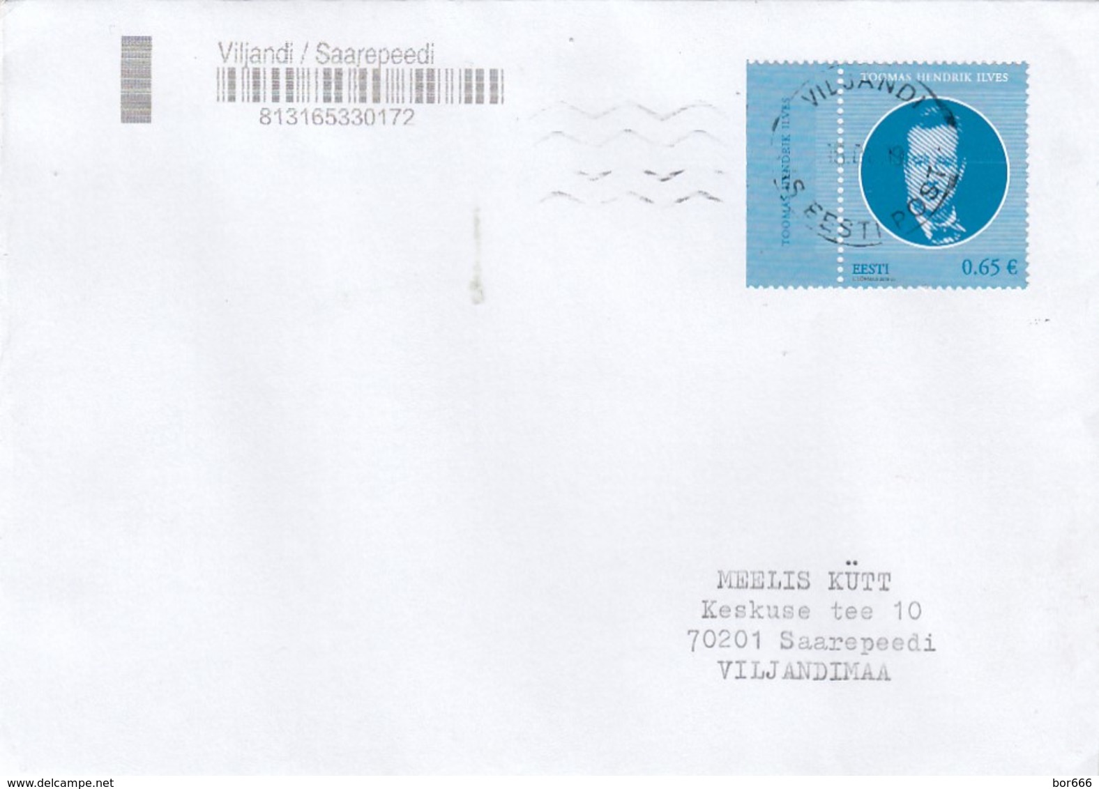 GOOD ESTONIA Postal Cover 2019 - Good Stamped: President ILVES - Estonia