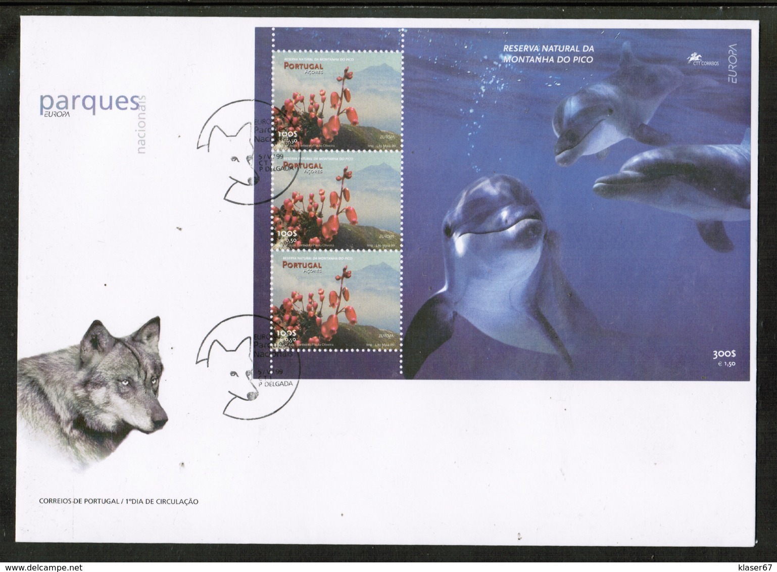 CEPT 1999 AZORES MI BL 19 FDC - 1999