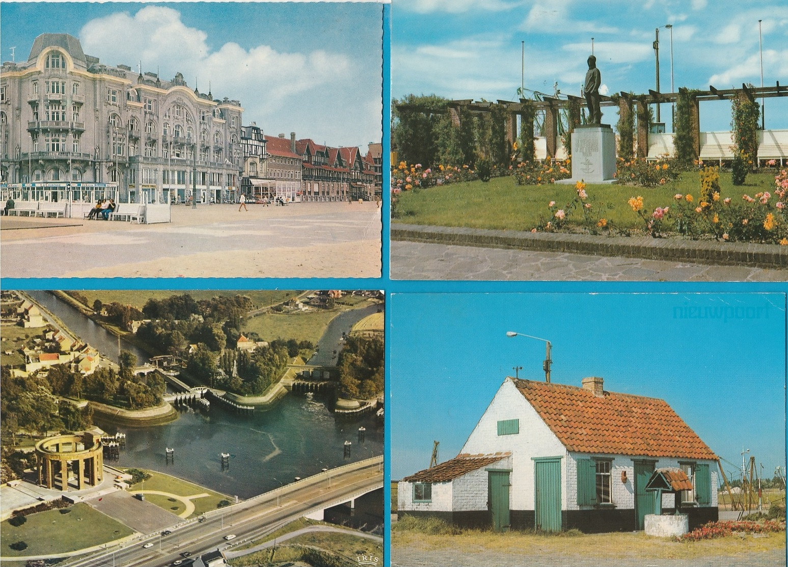 BELGIË Nieuwpoort, Lot van 51 postkaarten.
