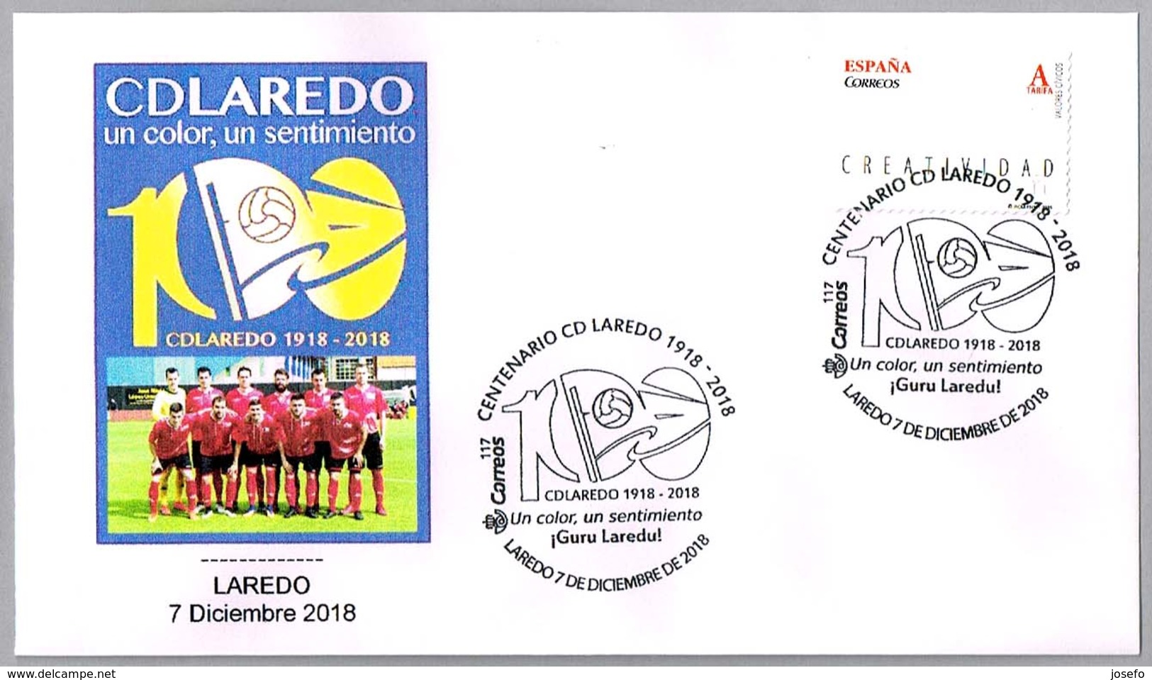 100 Años CD LAREDO - Futbol - Football. Laredo, Cantabria, 2018 - Equipos Famosos