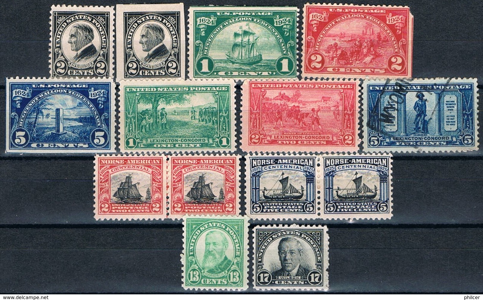 USA, 1923/6, MH And Used - Usados
