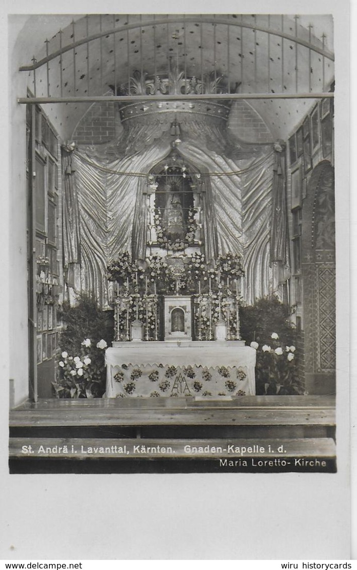 AK 0128  St. Andrä Im Lavanttal - Maria Loretto-Kirche ( Gnaden Kapelle ) / Verlag Wiegele Um 1930-40 - Wolfsberg