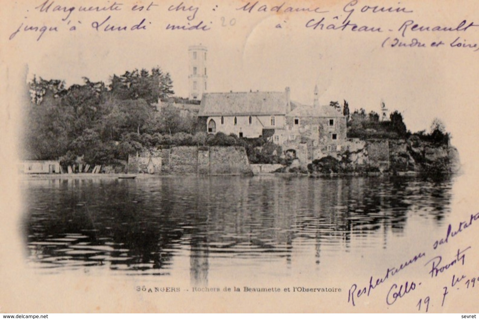 ANGERS -   Rochers De La Beaumette Et L'Observatoire  Carte Rare - Angers