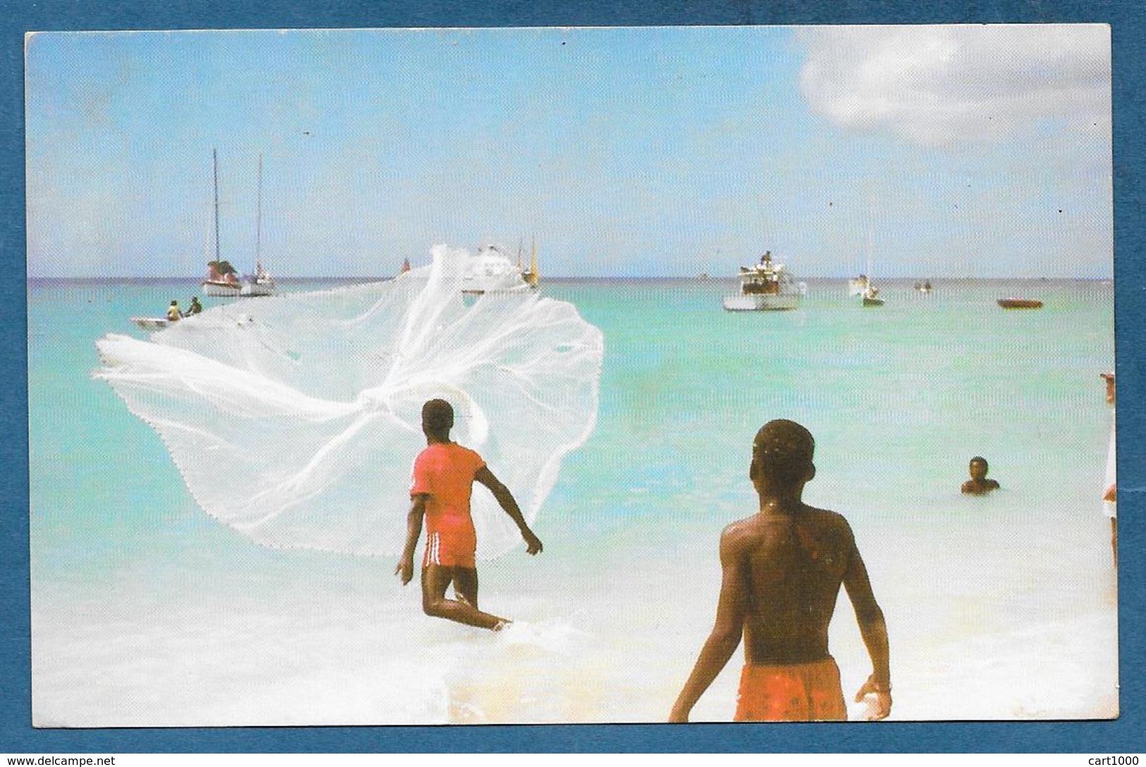 BARBADOS NET FISHING WEST INDIES UNUSED - Barbados