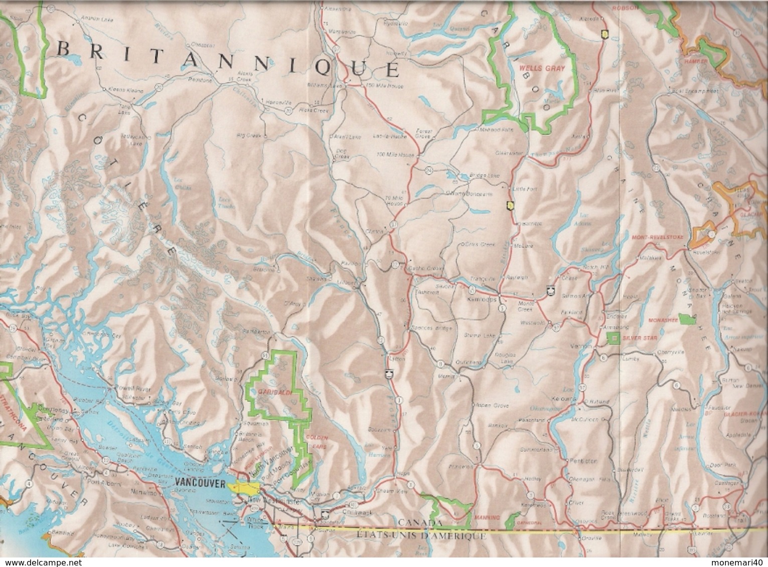 CANADA (OUEST) - ETATS-UNIS (NORD-OUEST - CARTES ROUTIÈRES (1973) - Cartes Routières